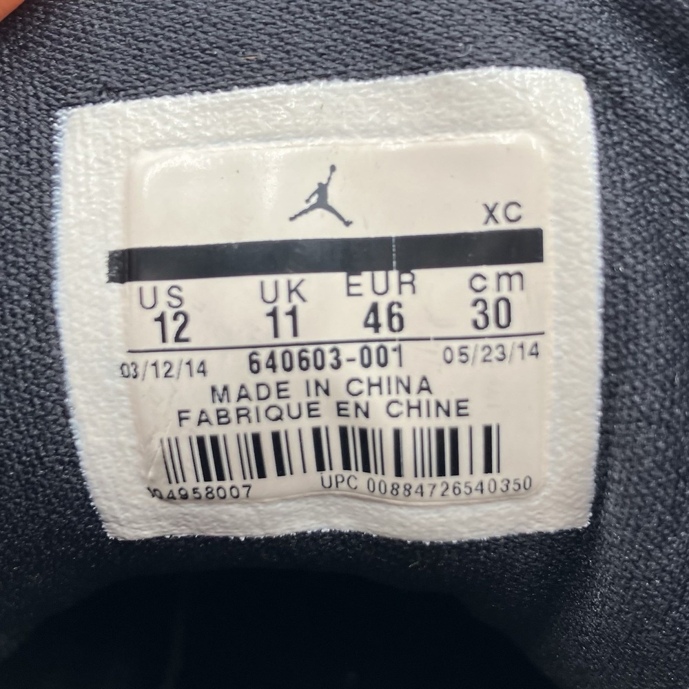 Nike Air Jordan 1 Flight 2 Prem Men's Size 12 Black Sports Red White 640603-001 - Picture 11 of 11